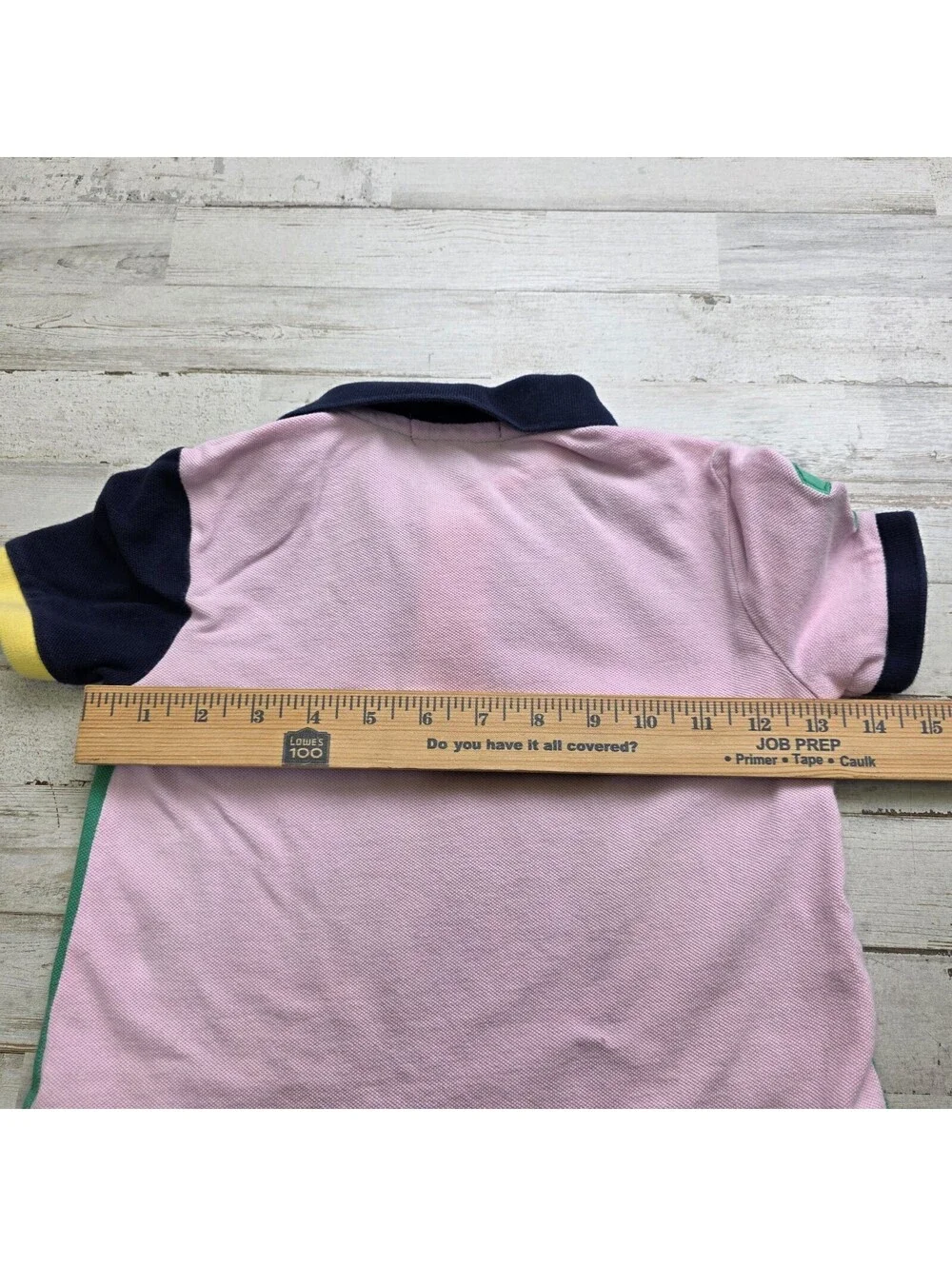 Polo Ralph Lauren Youth Boys Size 5 Color Block Preppy Polo Shirt Big Pony #3